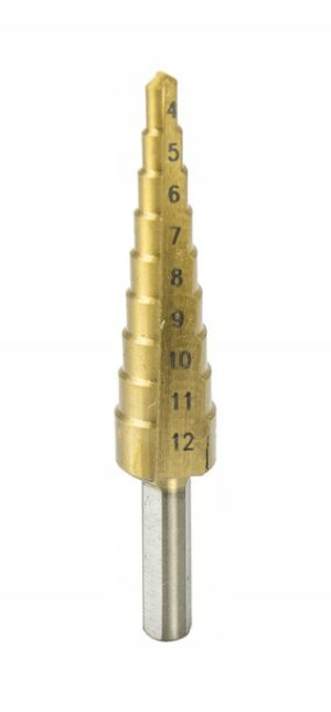 Dedra Wmst0412 Wiertło Stopniowe Do Metalu 4-12mm