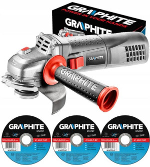 Graphite 59g087 Szlifierka 125mm 900w 3 Xtarcza