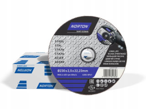 Tarcze Do Cięcia Metalu 230x2,5x22,2mm Norton 25sz