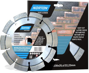 NORTON TARCZA DIAMENTOWA 230mm beton cegła klinkie
