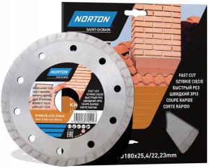 Norton Tarcza Diamentowa 180mm Ciągła Cegła Dachów