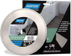 NORTON TARCZA DIAMENTOWA 230mm ceramika gres marmu
