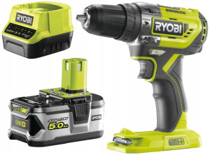 Ryobi R18pd5 Wiertarka Udarowa 18v Wkrętarka +5ah