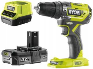 Ryobi R18pd5 Wiertarka Udarowa 18v Wkrętarka +2ah