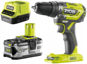 Ryobi R18pd5 Wiertarka Udarowa 18v Wkrętarka +4ah