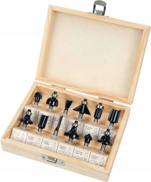 Frezy Do Drewna Widiowe 6 - 32mm Zestaw 12 Sztuk