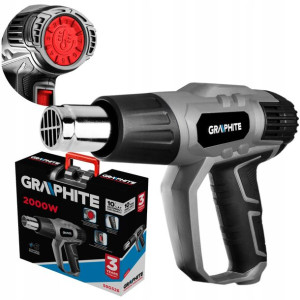 Graphite Opalarka 2000w 3 Zarkesy 50-550°c Walizka