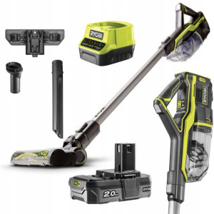 Ryobi Odkurzacz Bezszczotkowy Akumulatorowy +2ah