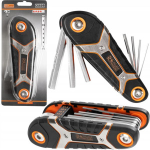 Zestaw Klucze Imbusowe Składane 1,5 - 8 Mm 8 Szt.