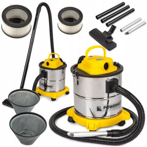 Odkurzacz Przemysłowy Popiołu Separator +2x Hepa