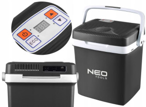 Neo Lodówka Turystyczna Samochodowa Usb Lcd 12/230