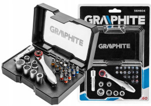 Końcówki Wkrętakowe Nasadki 26szt 56h604 Graphite