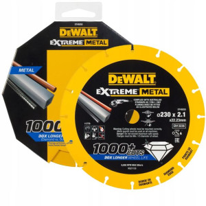 DEWALT TARCZA DIAMENTOWA 230x22,2 metalu Extreme
