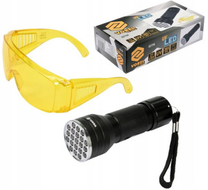 Latarka Uv 21 Led Tester Do Klimatyzacji Bursztynu
