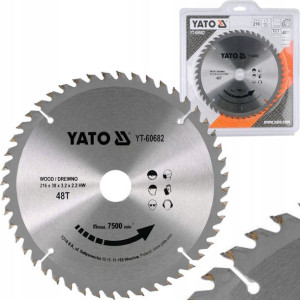 YATO TARCZA DO DREWNA widiowa 216mm 48z YT-60682