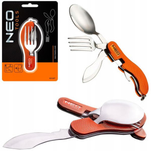 Neo Multitool Biwakowy Sztuće Nóż Widelec Łyżka