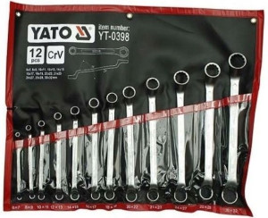 Yato Kpl. Kluczy Oczkowe Odgięte 6-32 12cz Yt-0398