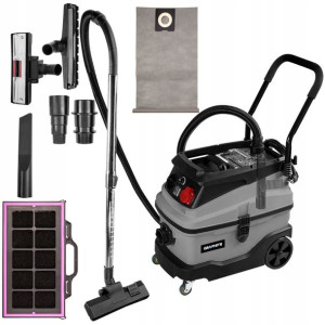 Graphite Odkurzacz Przemysłowy 1600w 30l Wodny