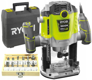 Frezarka Górnowrzecionowa Ryobi Rrt1600p-k + Frezy