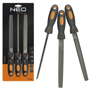 Neo Pilniki Do Metalu Pilnik Zestaw 3szt 37-605