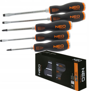 Neo Wkrętaki Do Pobijania 5szt Crmo Zestaw 04-240