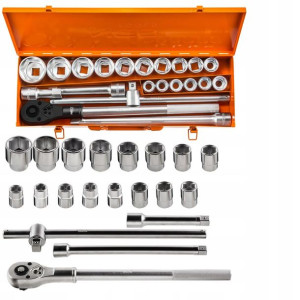 Neo 08-061 Klucze Nasadowe 3/4" Zestaw 21 Szt