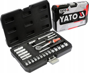 Yato Zestaw Kluczy Nasadowych 1/4'' 25szt Yt-14461