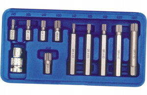 Klucze Specjalnespline M5-m12 Kpl. 11szt. Vorel