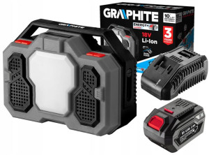 Graphite Radio Budowlane Bluetooth Led 18v + 6ah