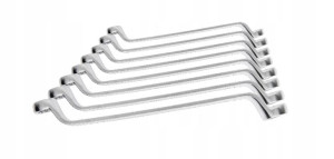 Klucze Oczkowe Odgięte 8szt Hogert Ht1w598 6-22mm