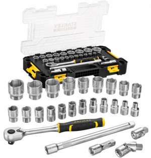 STANLEY T98103 ZESTAW kluczy nasadowych 1/2'' 26sz