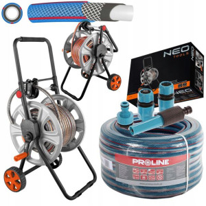 Neo Wózek +wąż Proline Ogrodowy 20m 1/2'' Zraszacz