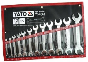 Yato Zestaw Kluczy Płaskich 6-32 Mm 12 Szt Yt-0381