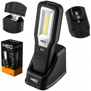 Neo Lampa Warsztatowa 550lm Cob Led + Baza 360°