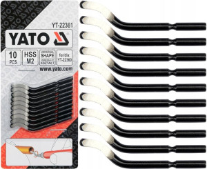 ZESTAW OSTRZA DO gratownika 10szt Yato YT-22361