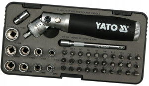 Yato Zestaw Wkrętak Z Grzechotką 42 Cz. Yt-2806