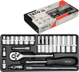 Zestaw Narzędzi 1/4'' 23 Elem 4-13mm Yato Klucze