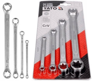 Yato Komplet Kluczy Oczkowych E6-e24 Torx Yt-0530