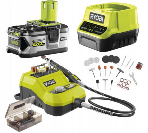 Ryobi Szlifierka Prosta Grawerka Frezarka R18rt +5