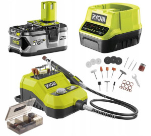 Ryobi Szlifierka Prosta Grawerka Frezarka R18rt +4
