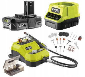 Ryobi Szlifierka Prosta Grawerka Frezarka R18rt +2