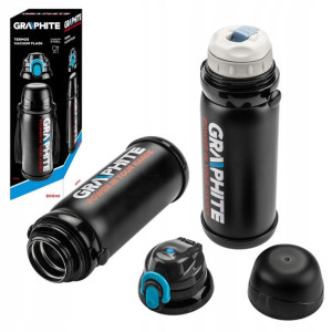 Termos Graphite Pas 800ml Czarny Stal Nierdzewna