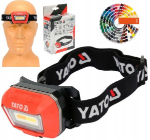 Yato Lampka Czołowa Dobieranie Kolorów Cri96+