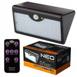 Neo Reflektor Led Lampa Solarna Czujnik Pilot 10w