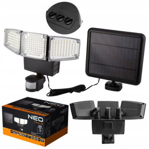 Neo Naświetlacz Led Lampa Solarna Czujnik 3 X 10w