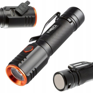 Neo Latarka Ręczna Akumulatorowa Usb C 2000lm Led