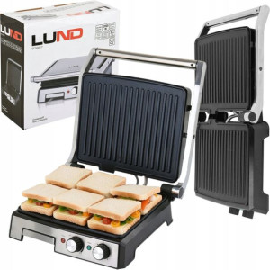 Grill Elektryczny 2000w Opiekacz Rozkładany +timer