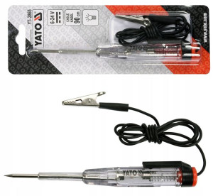 Yato Samochodowy Próbnik Napięcia 6-24v Kabel 90cm