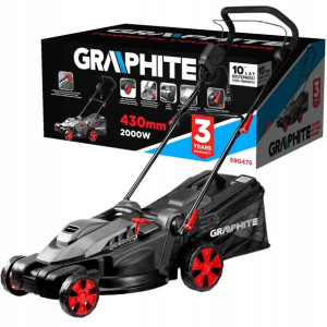 Graphite 2000w Kosiarka Elektryczna 45l 430mm