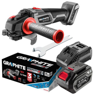 Graphite Szlifierka 125mm Bezszczotkowa 58g026 +6a